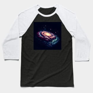 pixelated - space galaxy pixelated Baseball T-Shirt